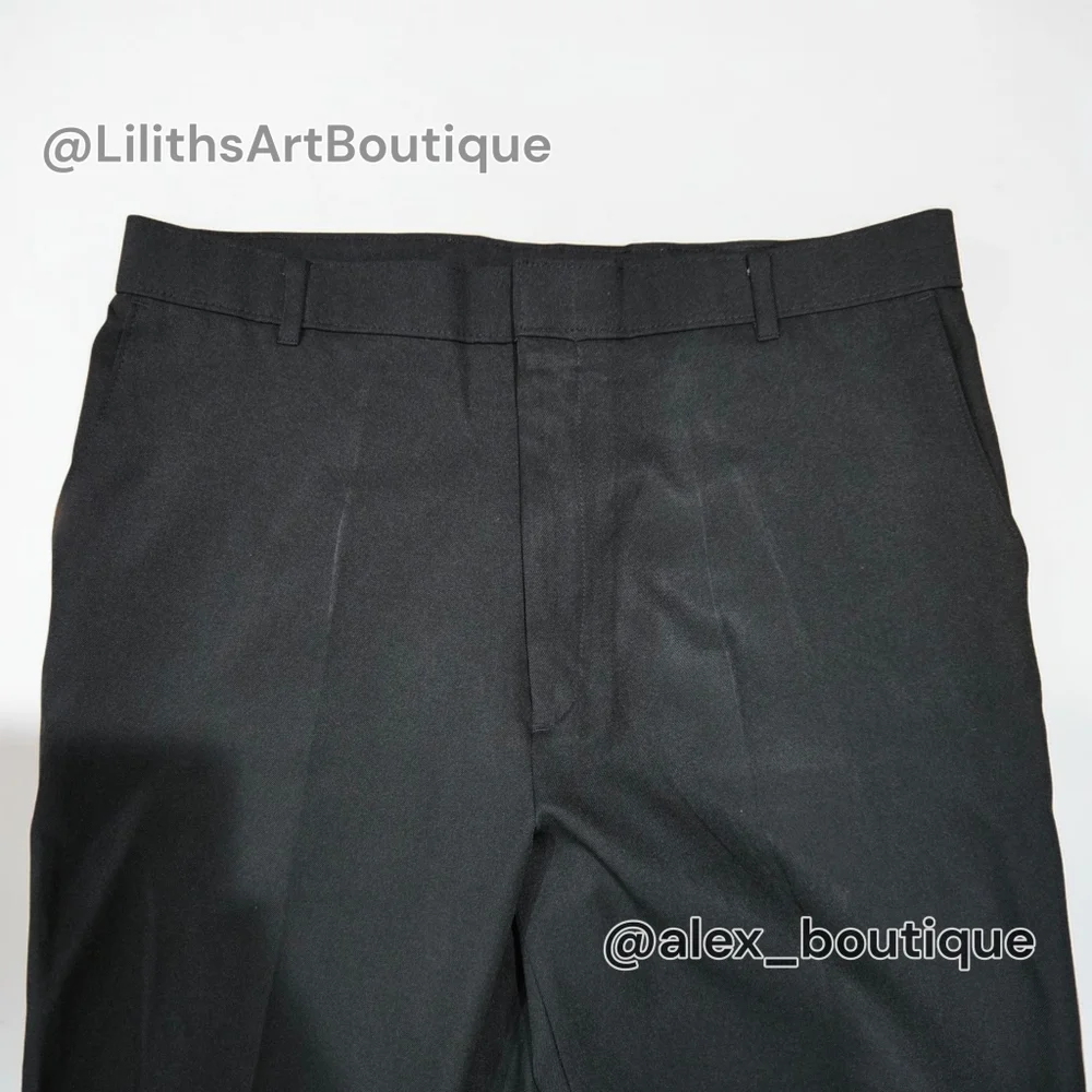 Levi's Action Slacks Classic Fit Black Dress Pants Mens 36x32 (D034)